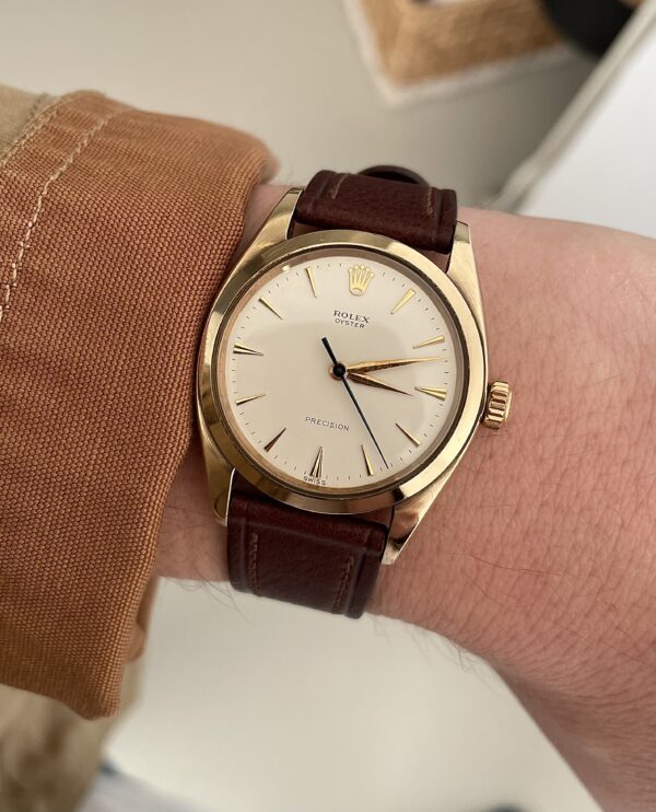 Rolex 6462 in yellow gold - Image 7