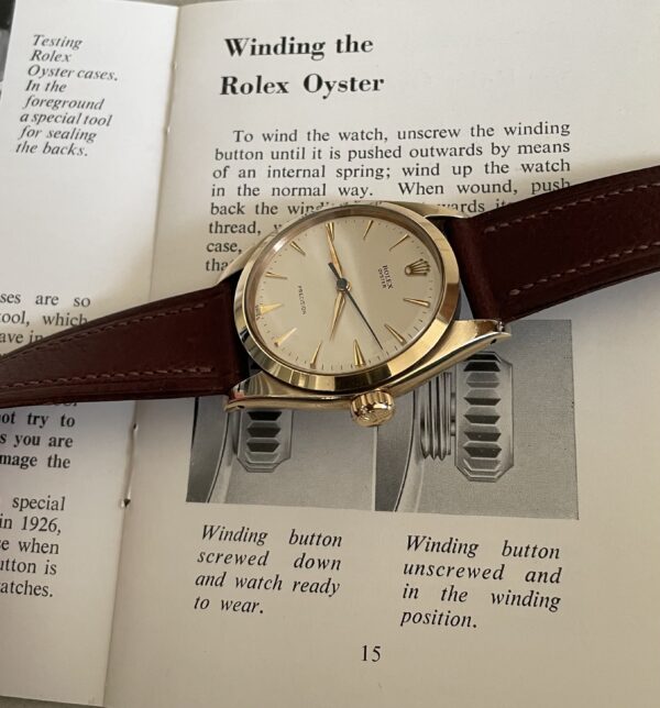 Rolex 6462 in yellow gold - Image 4