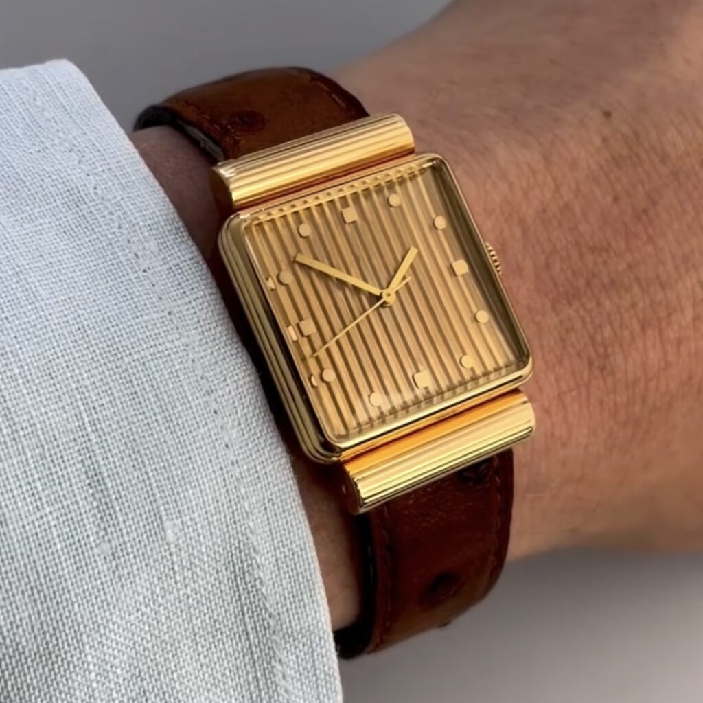 A very rare Boucheron with automatic movement by Eterna